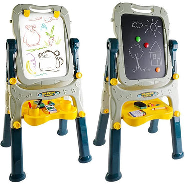 Magnetic Double Sided Artist Drawing Board | Writing Board With Stand & Other Accessories For Kids